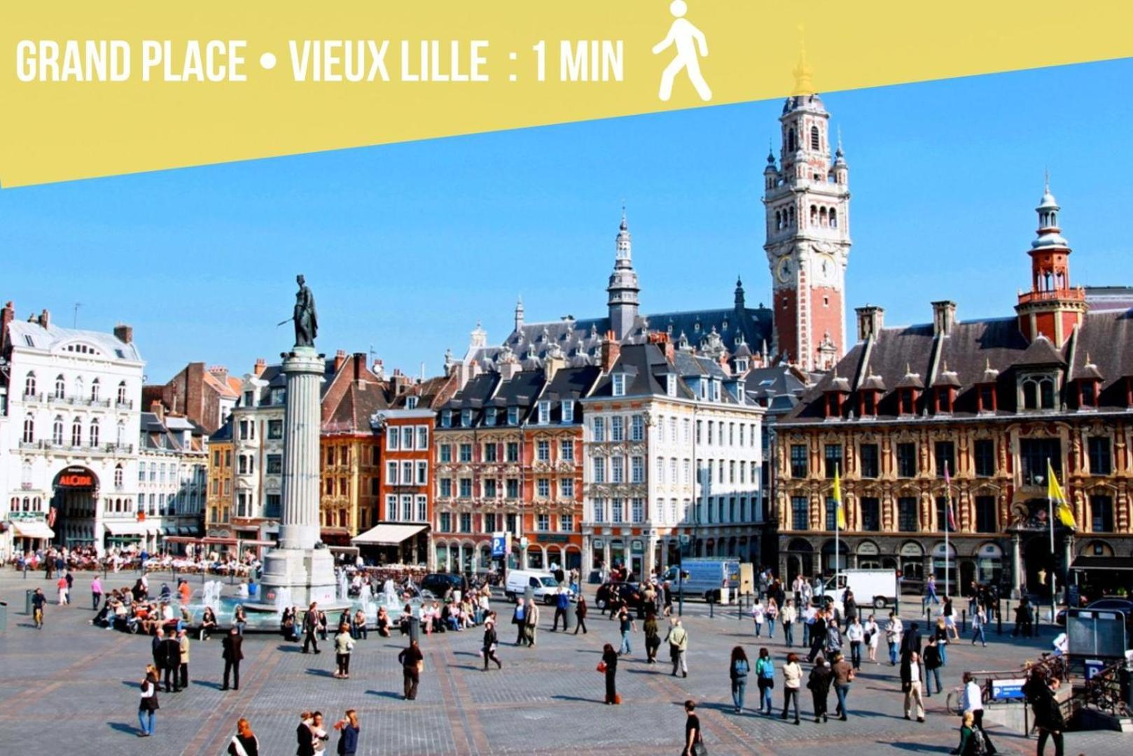 Appartamento Lille Centre - 1Br In The Heart Of Lille! Esterno foto